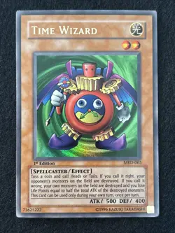 Yu-Gi-Oh! TCG Time Wizard Metal Raiders MRD-065 1st Edition Ultra Rare MP - Image 1