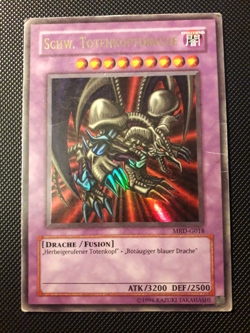 Yu-Gi-Oh! Schw. Totenkopfdrache, MRD-G018, Ultra Rare, 2. Auflage, Deutsch, HP - Image 1