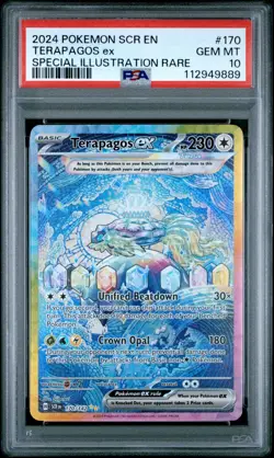 Terapagos ex 170/142 SIR Alt Art Stellar Crown Pokemon PSA 10 Gem Mint - Image 1