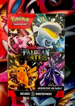 Pokemon TCG Paldean Fates Booster Bundle Box New Sealed Bubble MewU - Image 1