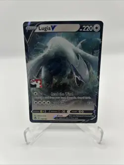 138/195 Lugia V Prize Pack Series Stamped Play Pokemon TCG Silver Tempest - Image 1