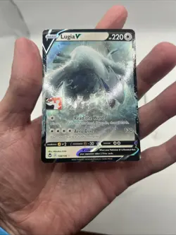 138/195 Lugia V Prize Pack Series Stamped Play Pokemon TCG Silver Tempest - Image 4