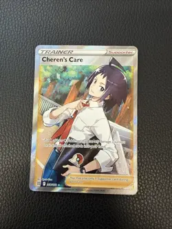 Cheren's Care - 168/172 - Pokemon Brilliant Stars Sword Shield Full Art Card NM - Image 1