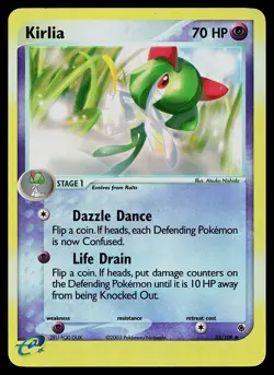 Pokemon Card - Kirlia Ruby and Sapphire 35/109 Uncommon Reverse Holo - Image 1