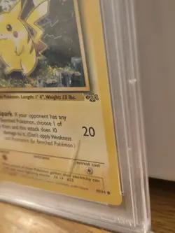 PSA 10 1st Edition Jungle Pikachu Slight Cracked Slab TCG Pokemon Card Gem Mint - Image 3