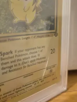 PSA 10 1st Edition Jungle Pikachu Slight Cracked Slab TCG Pokemon Card Gem Mint - Image 4