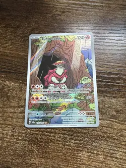 Pokemon - Turtonator Illustration Rare Stellar Crown Pokemon Card 146/142 NM - Image 1