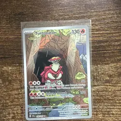Pokemon - Turtonator Illustration Rare Stellar Crown Pokemon Card 146/142 NM - Image 2