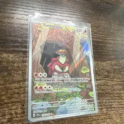 Pokemon - Turtonator Illustration Rare Stellar Crown Pokemon Card 146/142 NM - Image 3