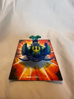 Bakugan Battle Brawlers Aquos Sirenoid B2 640G Classic Rare W/Card - Image 2