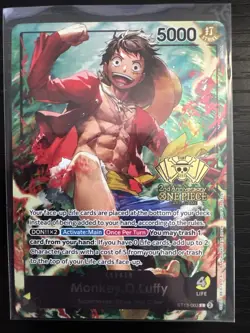 Monkey.D.Luffy (2nd Anniversary Tournament) ST13-003 One Piece Promotion... - Image 1