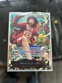 Monkey.D.Luffy (2nd Anniversary Tournament) ST13-003 One Piece Promotion... - Image 1