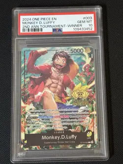 Monkey.D.Luffy (2nd Anniversary Tournament) ST13-003 One Piece Promotion - Image 1