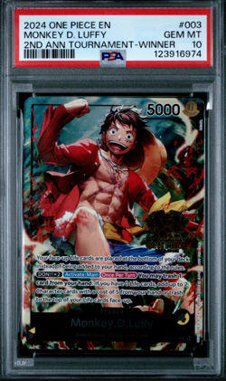Monkey.D.Luffy (2nd Anniversary Tournament) ST13-003 One Piece Promotion... - Image 1
