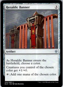 Magic | ELD | Heraldic Banner | 222 | Normal | NM - Image 1
