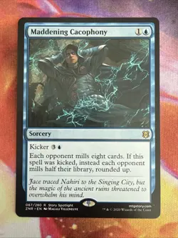 MTG Magic the Gathering Maddening Cacophony (67/493) Zendikar Rising LP - Image 1