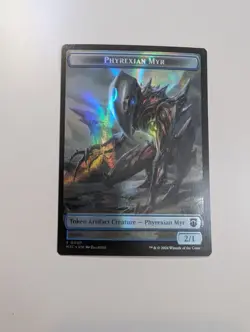 MTG - Phrexian Myr (Ripple Foil)/Servo Token - Commander: Modern Horizons 3 NM/M - Image 1