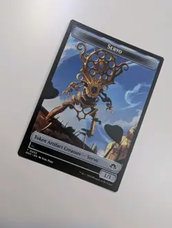 MTG - Phrexian Myr (Ripple Foil)/Servo Token - Commander: Modern Horizons 3 NM/M - Image 3