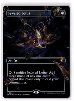 Jeweled Lotus (Borderless) 702 Commander Masters Normal NM - Image 1