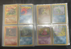 Pokemon Cards - WOTC Fossil Lot - Complete Common/Uncommon Set With Binder - Image 2