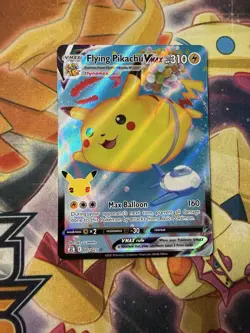Flying Pikachu VMAX 007/025 Holo Rare VMAX Celebrations Pokemon TCG Near Mint - Image 1