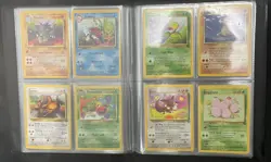 Pokemon Cards - Wotc Jungle Lot - Complete Common/Uncommon Set With Binder - Image 3