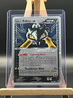 Rocket's Raikou ex 108/107 Pokemon Ex Deoxys -Secret Rare Holo-NM - Image 1