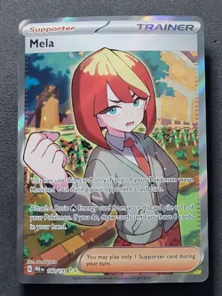 Mela 140/131 Ultra Rare Prismatic Evolutions Pokemon TCG - Image 1