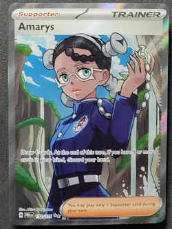Amarys 132/131 Ultra Rare Prismatic Evolutions Pokemon TCG - Image 1
