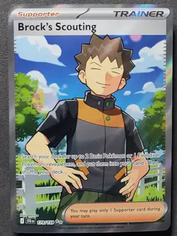 Brock's Scouting 179/159 Ultra Rare Journey Together Pokemon TCG - Image 1