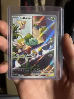 Pokemon Bulbasaur 143/142 SV07 Stellar Crown Holo Illustration Rare Orca - Image 1