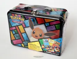 🚦Pokemon TCG Eevee Evolution Collector Chest Lunch Box - 2021 Sealed New! - Image 1