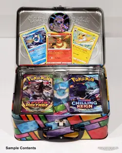 🚦Pokemon TCG Eevee Evolution Collector Chest Lunch Box - 2021 Sealed New! - Image 5