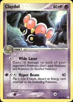 Pokemon Claydol Holon Phantoms 38/110 Light Play LP+ or Better - Image 1