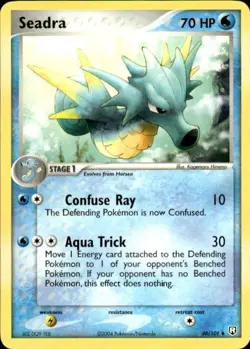 Pokemon Seadra Team Rocket Returns 48/109 Light Play LP+ or Better - Image 1