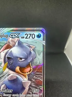 2019 Pokemon SM Cosmic Eclipse Blastoise & Piplup GX 38/236 Holo NM/Mint - Image 3