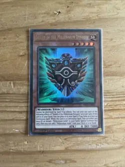 Yugioh Shield of the Millennium Dynasty INFO EN003 Ultra Rare 1st ED - Image 1