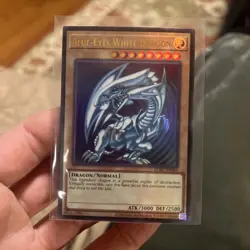 Yu-Gi-Oh Blue-Eyes White Dragon Original Art Unlimited LDK2-ENK01 - Image 1