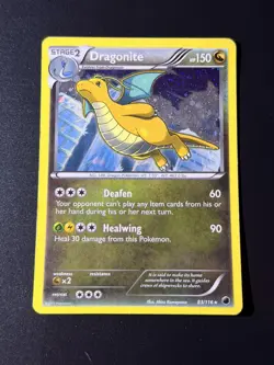 Pokemon TCG Dragonite 83/116 Plasma Freeze Cosmos Holo Rare MP - Image 1