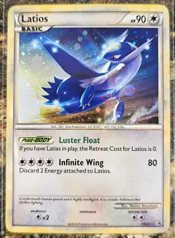 Pokemon Black Star Promo Latios HGSS11 NM or Better - Image 1