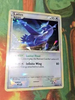 Pokemon TCG Latios HGSS11 Black Star Promos Holo Bleed Cracked Ice - Image 1