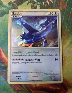 Pokemon TCG Latios HGSS11 Black Star Promos Holo Bleed Cracked Ice - Image 2