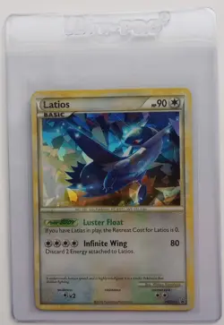 Latios - HGSS11 (Cracked Ice Holo + HOLO BLEED) Black Star Promo 2010 LP NM - Image 3