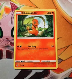 Charmander 1/70 Non Holo NM Pokemon Common Dragon Majesty Card - Image 1