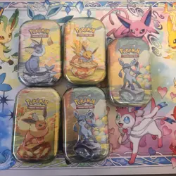 Pokemon TCG Prismatic Evolutions Mini Tins - Lot of 5 - NEW, SEALED - Image 1