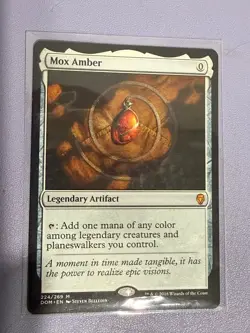 MTG Mox Amber Near Mint Magic the Gathering Dominaria 224/269 Mythic Rare NM - Image 2