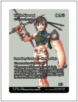 1x Yuffie Kisaragi - Yuriko, the Tiger's Shadow, Final Fantasy, Magic MTG NM - Image 1
