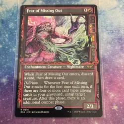 Fear of Missing Out (REGULAR) x1 - MTG Duskmourn: House of Horror DSK #316 - Image 1
