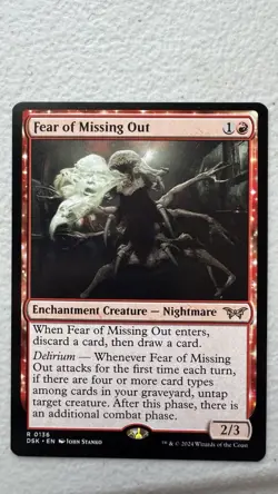 Fear of Missing Out Duskmourn: House of Horror Regular 136 NM - Image 1