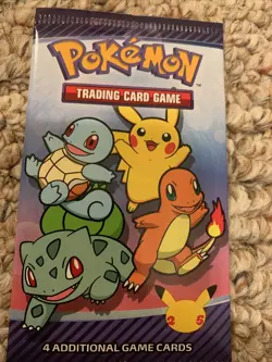 Pokemon 25th Anniversary McDonalds Pikachu Promo Sealed Pack + Bonus Items ! - Image 1
